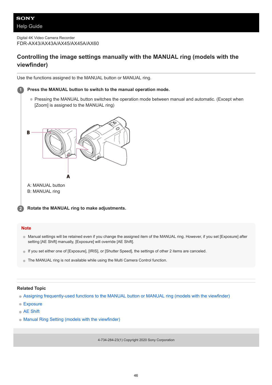 Sony BRAVIA BZ40J 100" Class 4K UHD HDR Commercial Monitor User Manual | Page 46 / 353