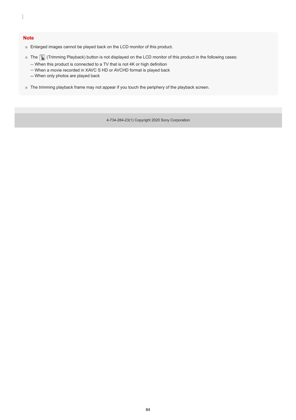 Sony BRAVIA BZ40J 100" Class 4K UHD HDR Commercial Monitor User Manual | Page 84 / 353