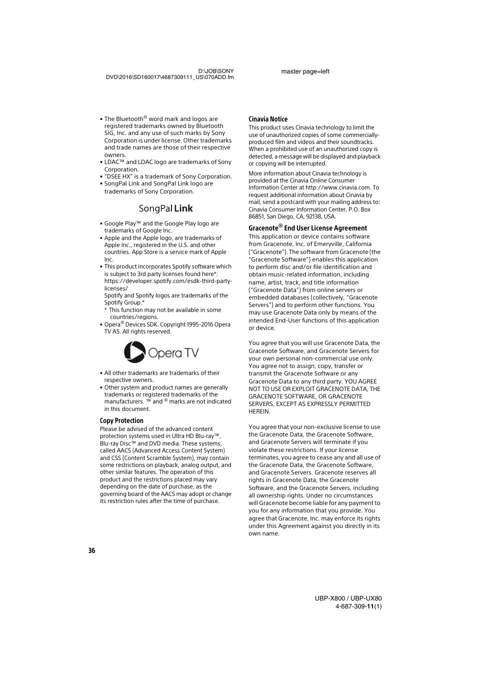 Sony Cyber-shot DSC-RX1R II Digital Camera User Manual | Page 36 / 44
