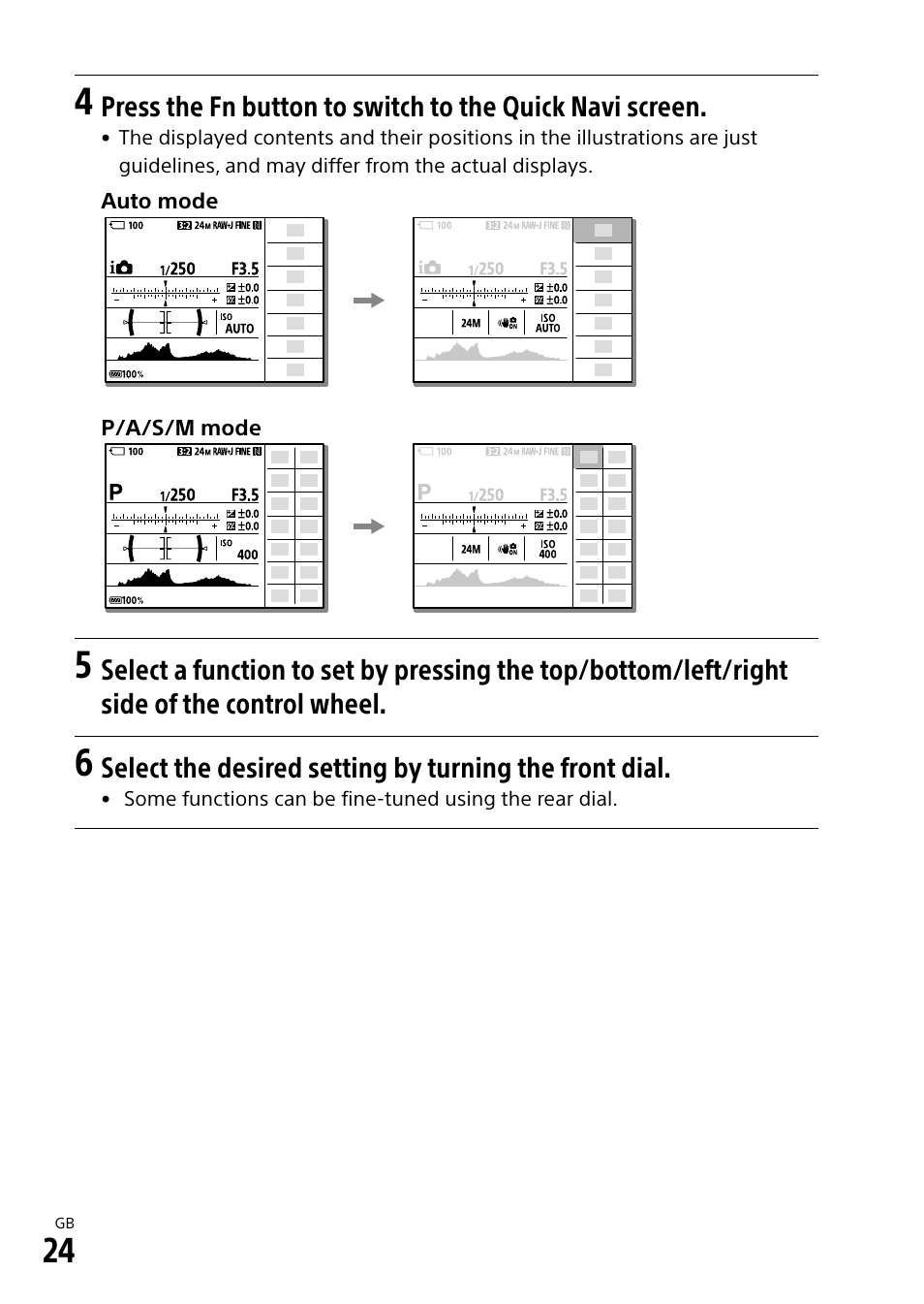 Sony a7R IIIA Mirrorless Camera User Manual | Page 24 / 104