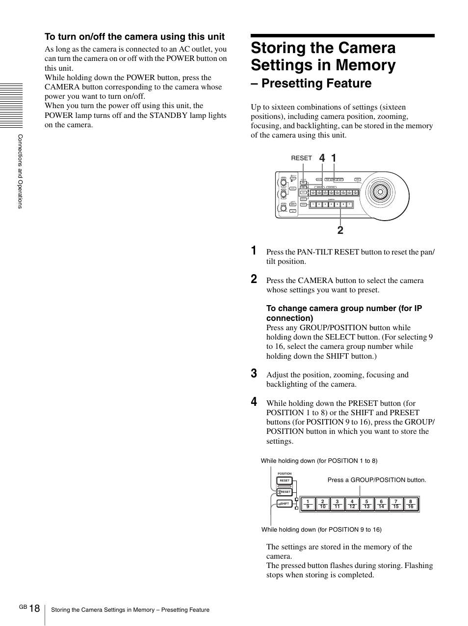 Presetting feature, Reset | Sony WI-C300 Wireless In-Ear Headphones (Red) User Manual | Page 18 / 27