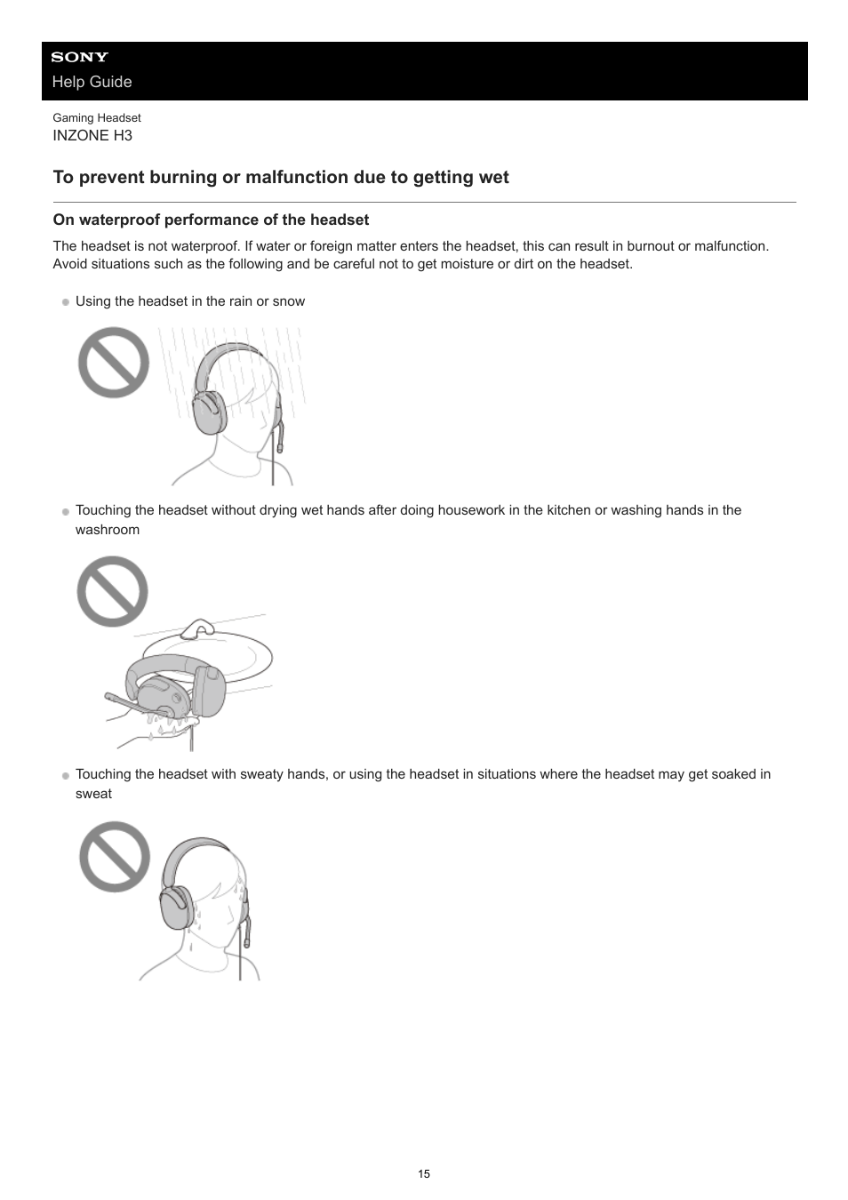 Sony MDR-1AM2 Circumaural Headphones User Manual | Page 15 / 25