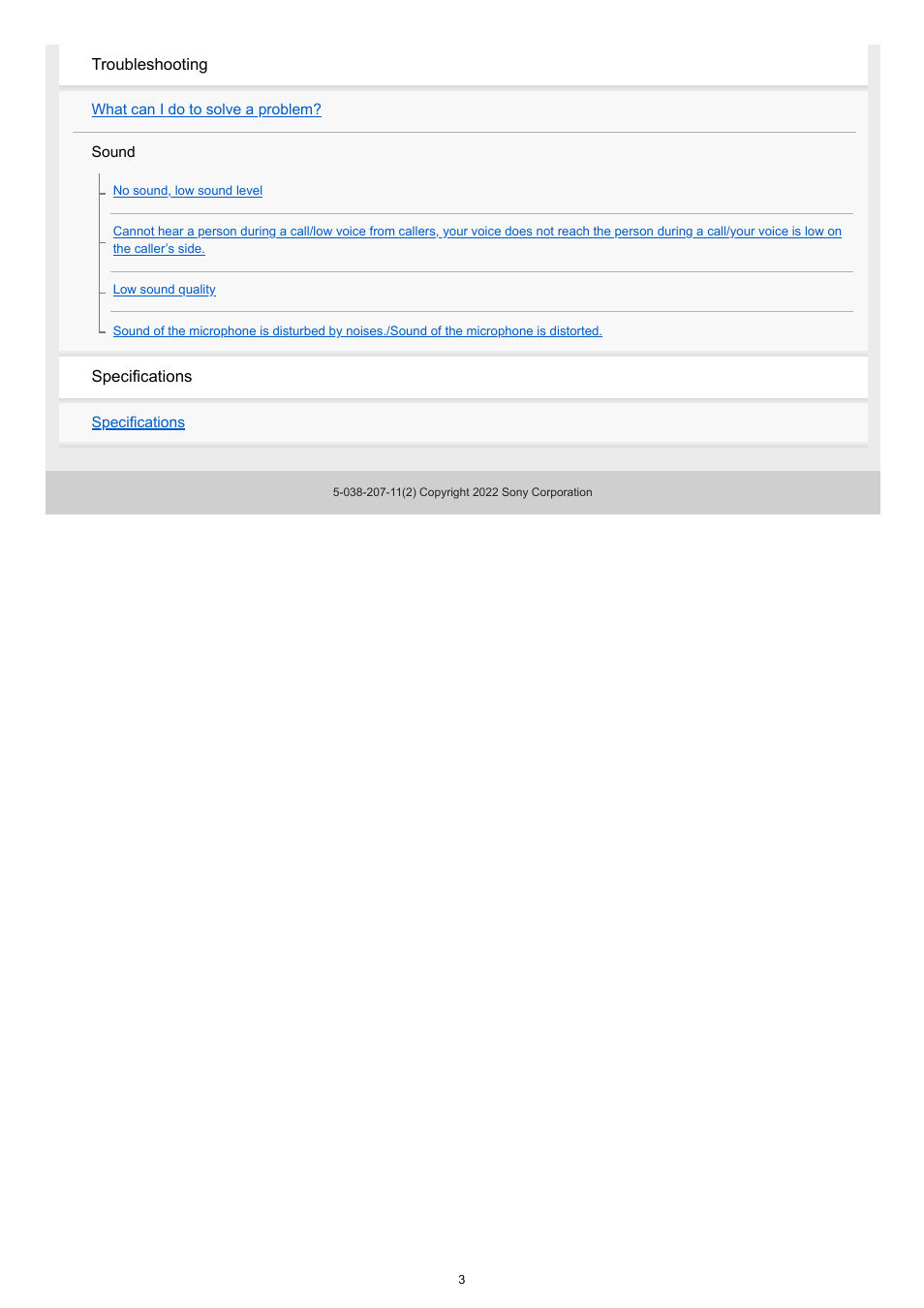 Sony MDR-1AM2 Circumaural Headphones User Manual | Page 3 / 25
