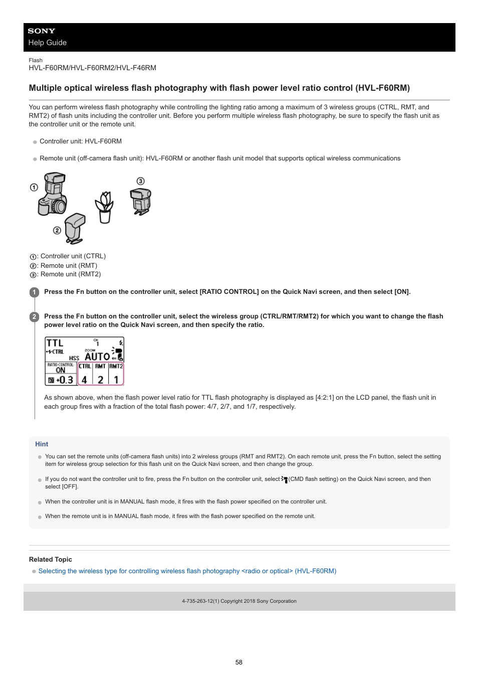 Sony ECM-M1 Compact Camera-Mount Digital Shotgun Microphone User Manual | Page 58 / 92