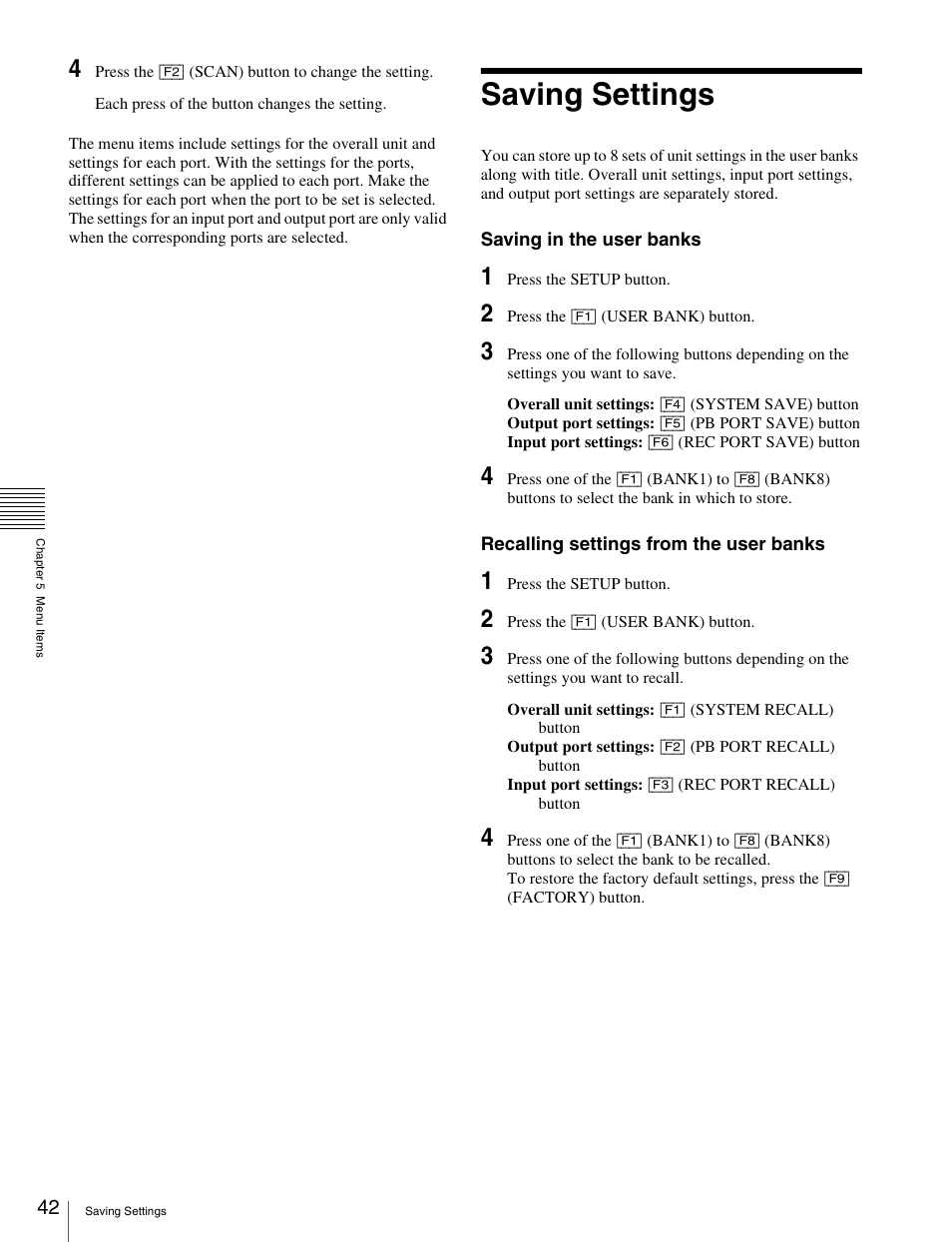 Saving settings | Sony X85K 50" 4K HDR Smart LED TV User Manual | Page 42 / 70