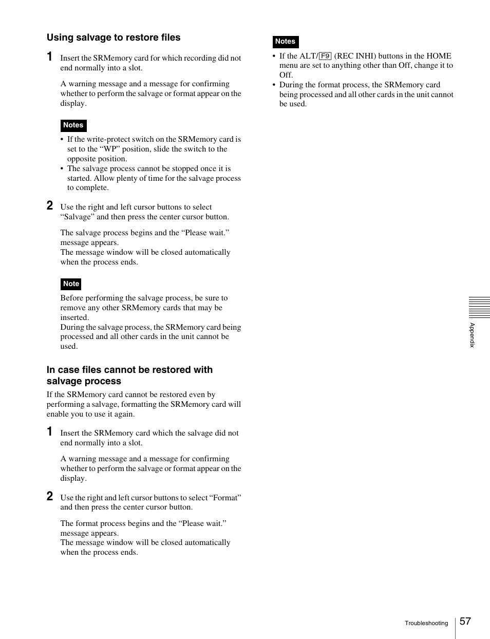 Sony X85K 50" 4K HDR Smart LED TV User Manual | Page 57 / 70