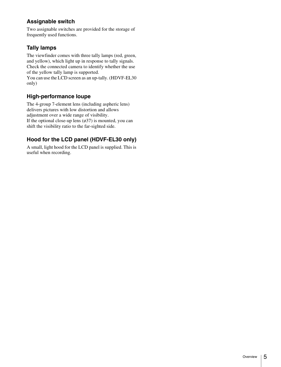 Sony X85K 55" 4K HDR Smart LED TV User Manual | Page 5 / 27