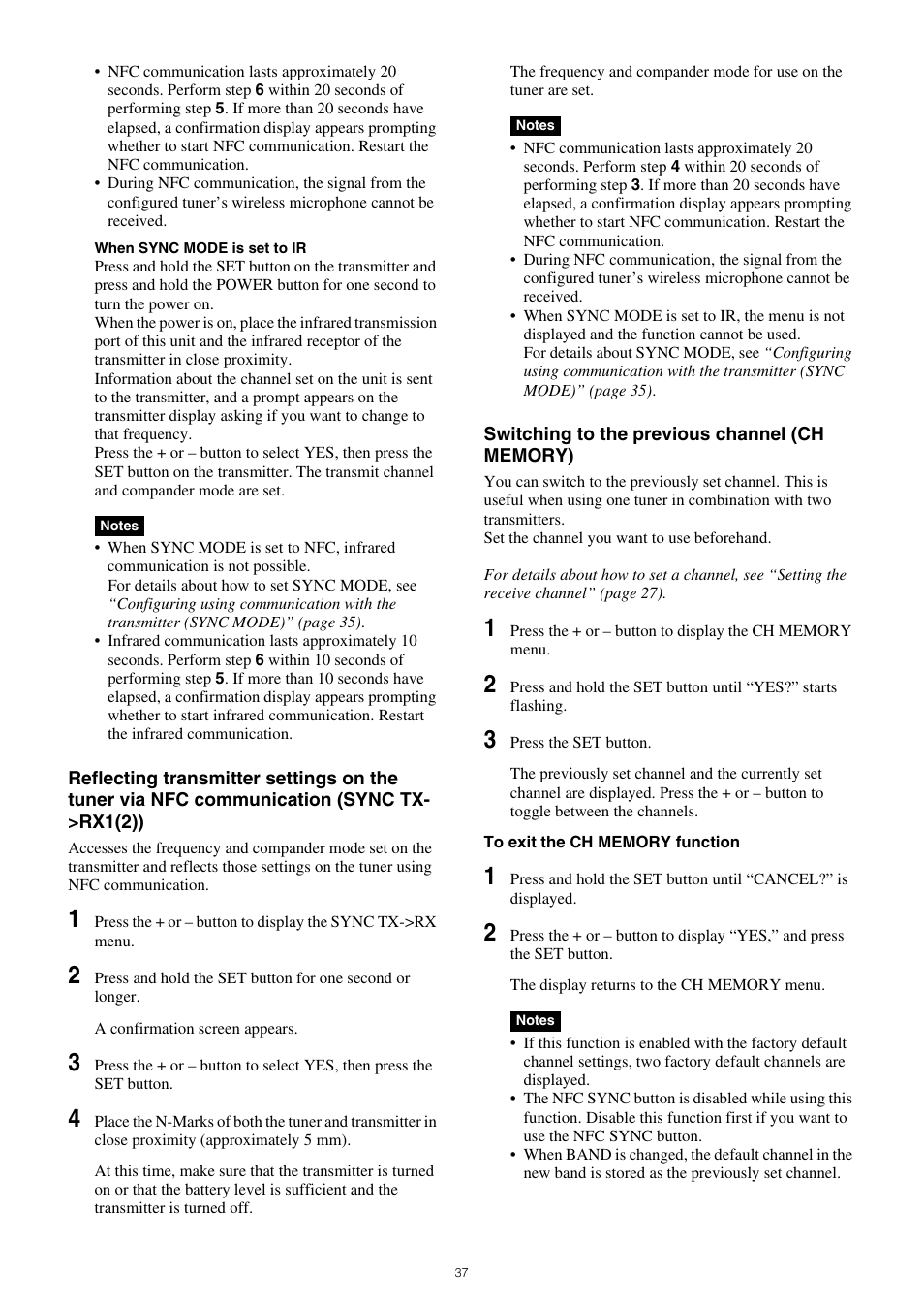 Sony VCT-SP2BP Camcorder Shoulder Support User Manual | Page 37 / 56