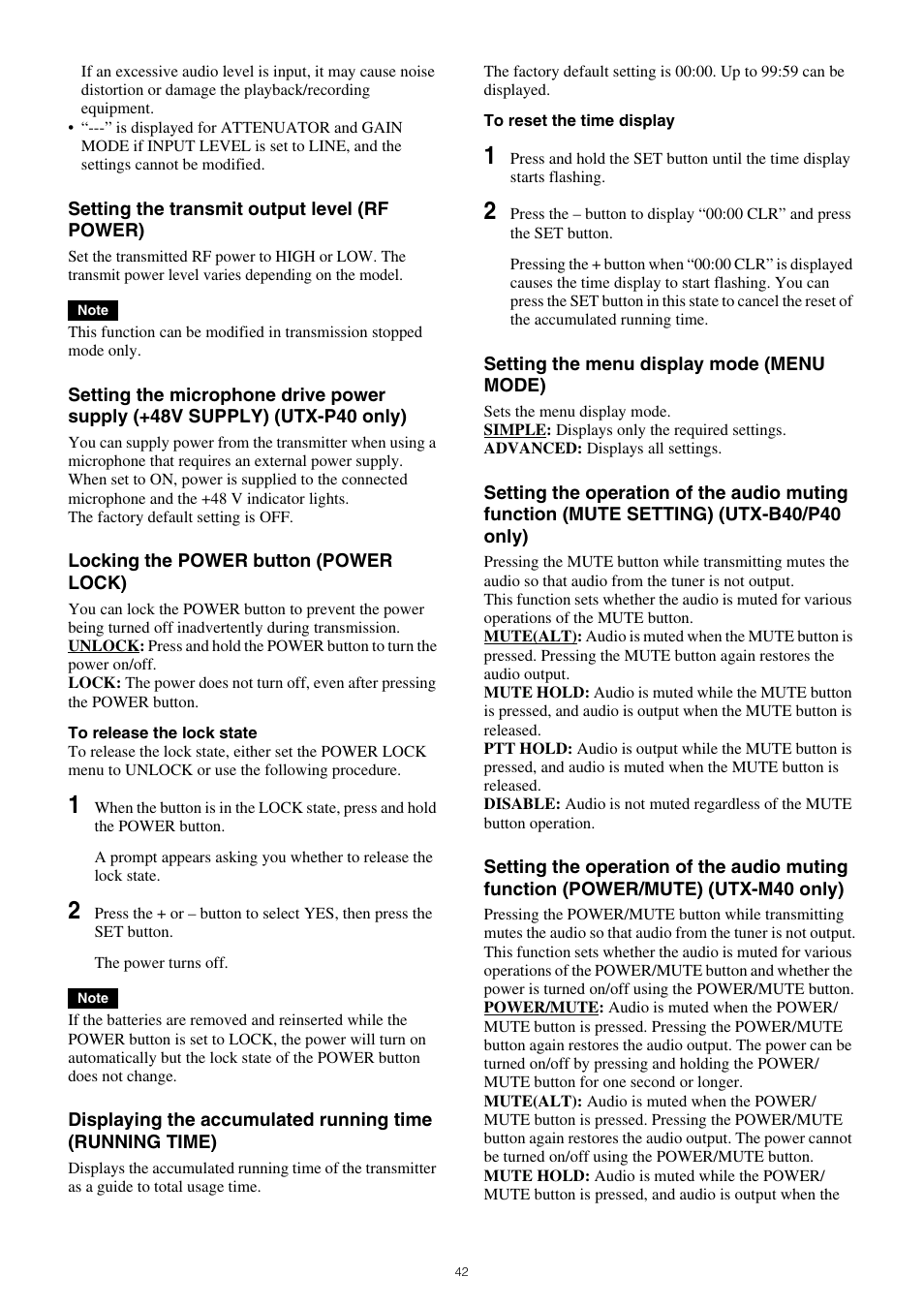 Sony VCT-SP2BP Camcorder Shoulder Support User Manual | Page 42 / 56