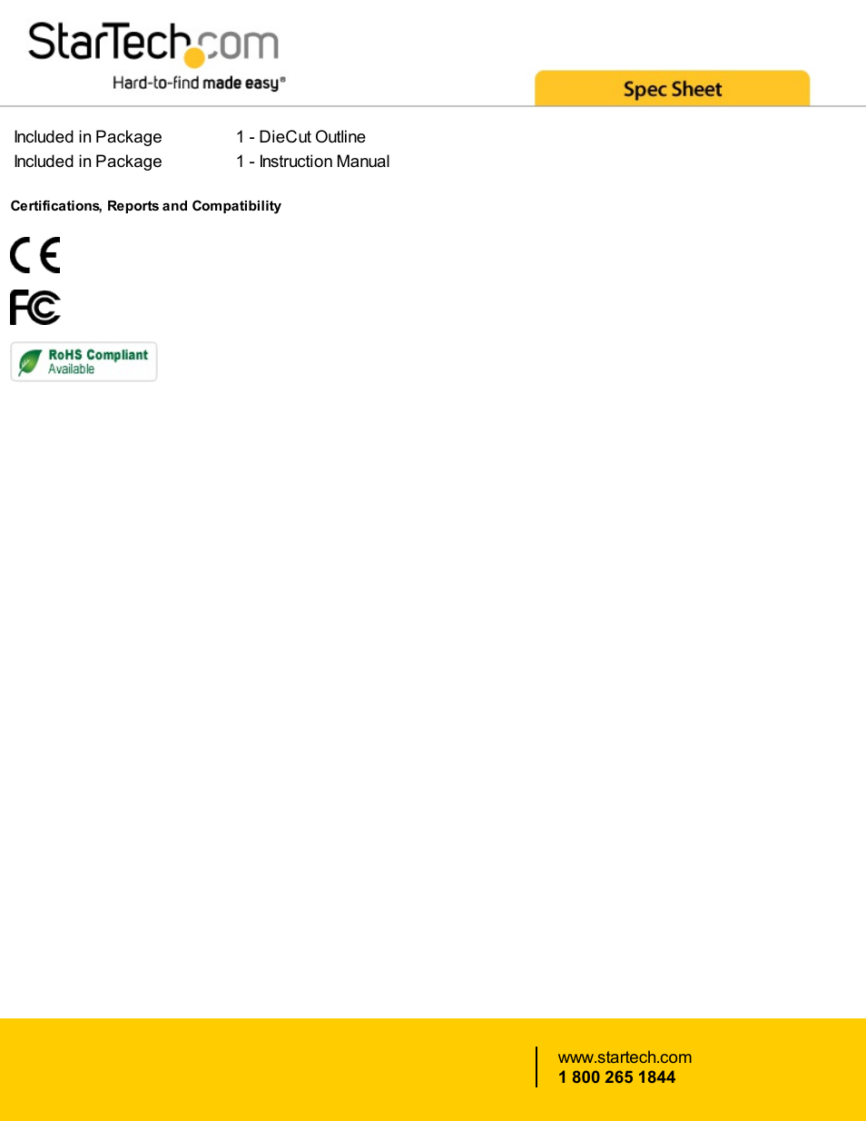 StarTech.com BOX4HDECP Conference Table Connectivity Box User Manual | Page 4 / 4
