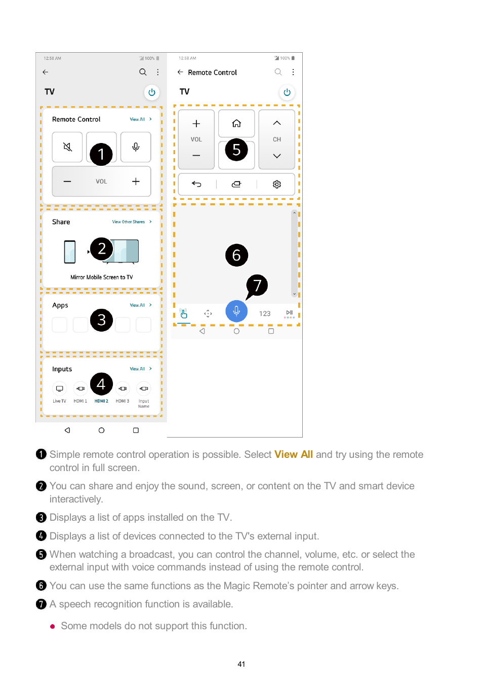 LG UQ7570PUJ 50" 4K HDR Smart LED TV User Manual | Page 41 / 133