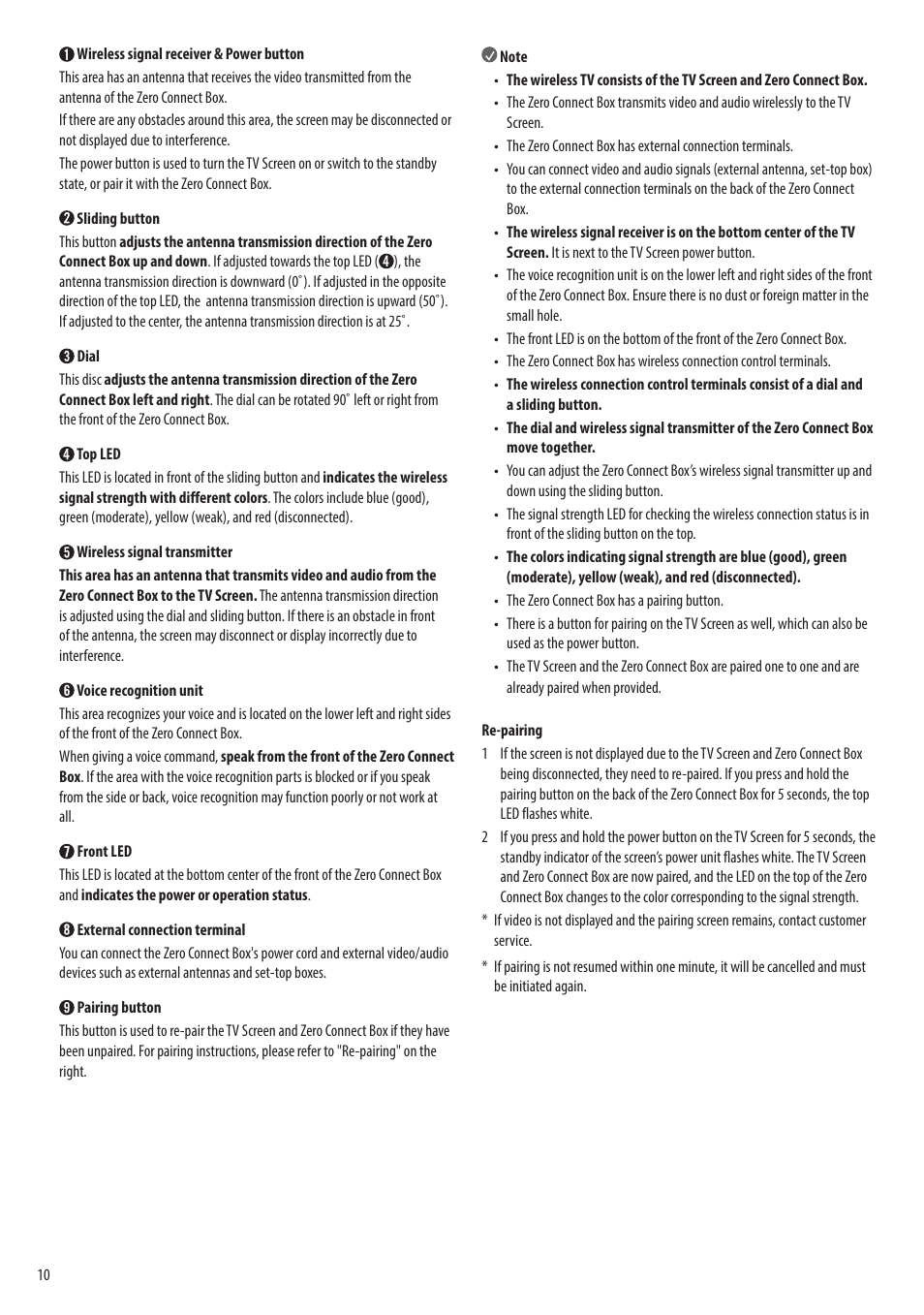 LG evo M Series M3 77" Wireless 4K HDR Smart OLED TV User Manual | Page 10 / 28