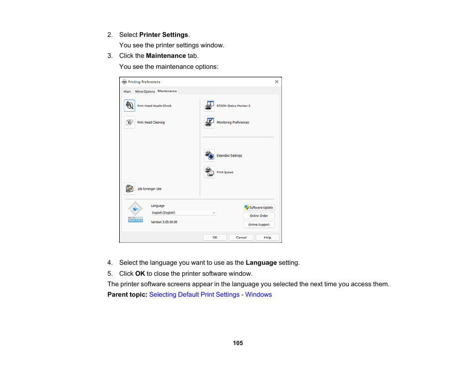 Epson WorkForce Pro WF-C4310 Wireless Color Printer User Manual | Page 105 / 209