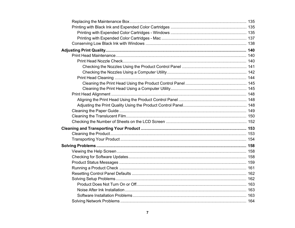 Epson WorkForce Pro WF-C4310 Wireless Color Printer User Manual | Page 7 / 209