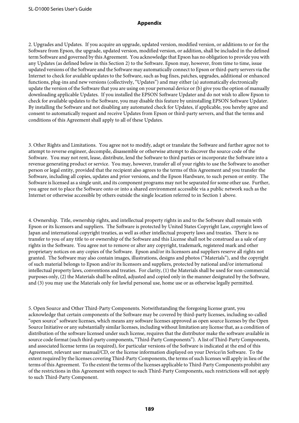 Epson SureLab D1070 Professional Minilab Printer User Manual | Page 189 / 198