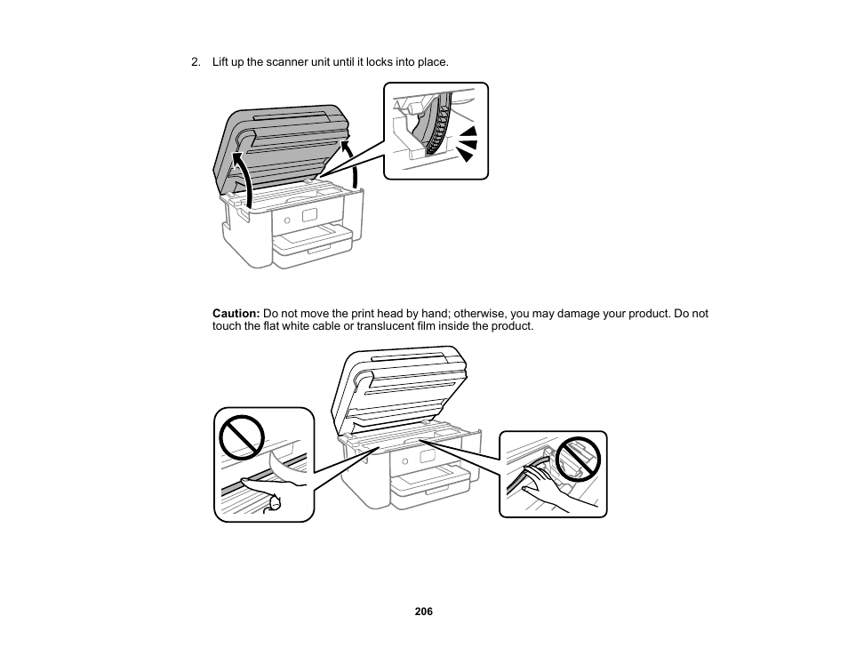 Epson WorkForce WF-2960 Wireless All-in-One Color Inkjet Printer User Manual | Page 206 / 332