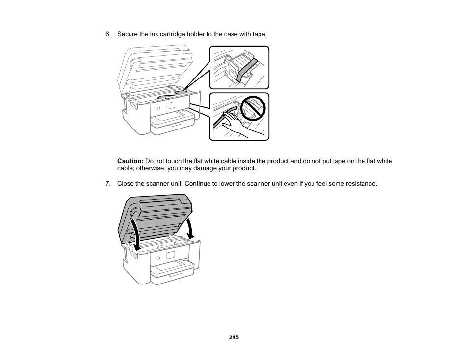 Epson WorkForce WF-2960 Wireless All-in-One Color Inkjet Printer User Manual | Page 245 / 332