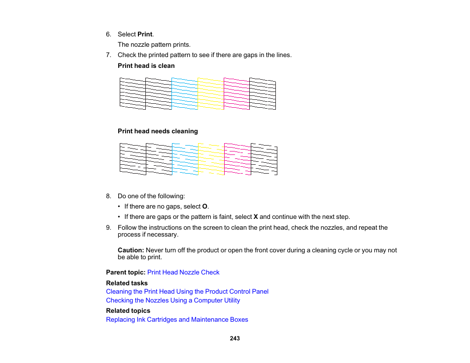 Epson Expression Premium XP-6100 All-in-One Printer User Manual | Page 243 / 334
