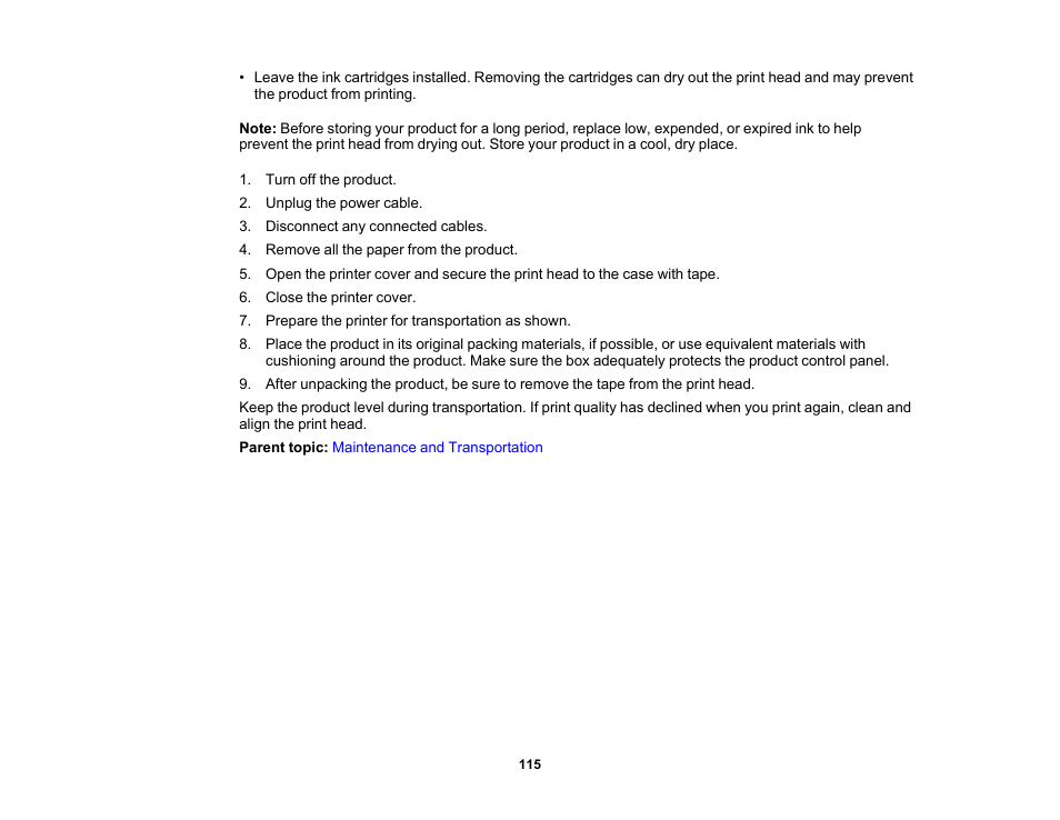 Epson SureColor P900 17" Photo Printer User Manual | Page 115 / 158