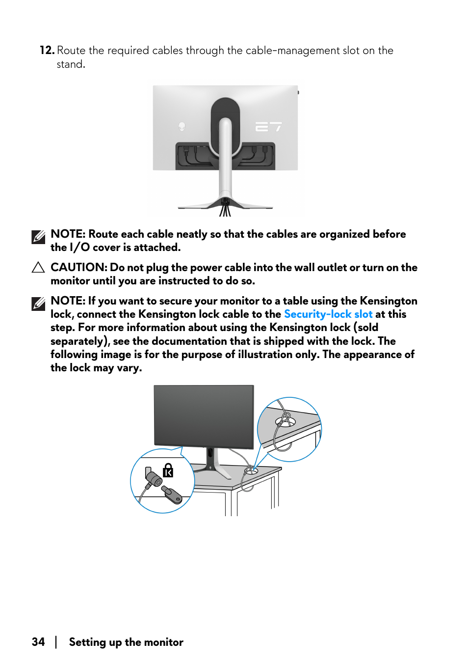 Alienware AW2723DF 27" 1440p 280Hz Gaming Monitor (Lunar Light) User Manual | Page 34 / 91