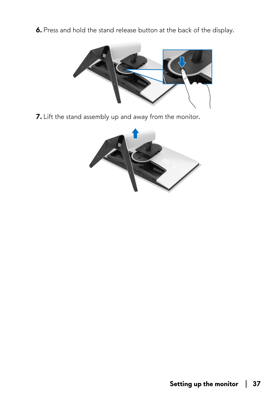 Alienware AW2723DF 27" 1440p 280Hz Gaming Monitor (Lunar Light) User Manual | Page 37 / 91