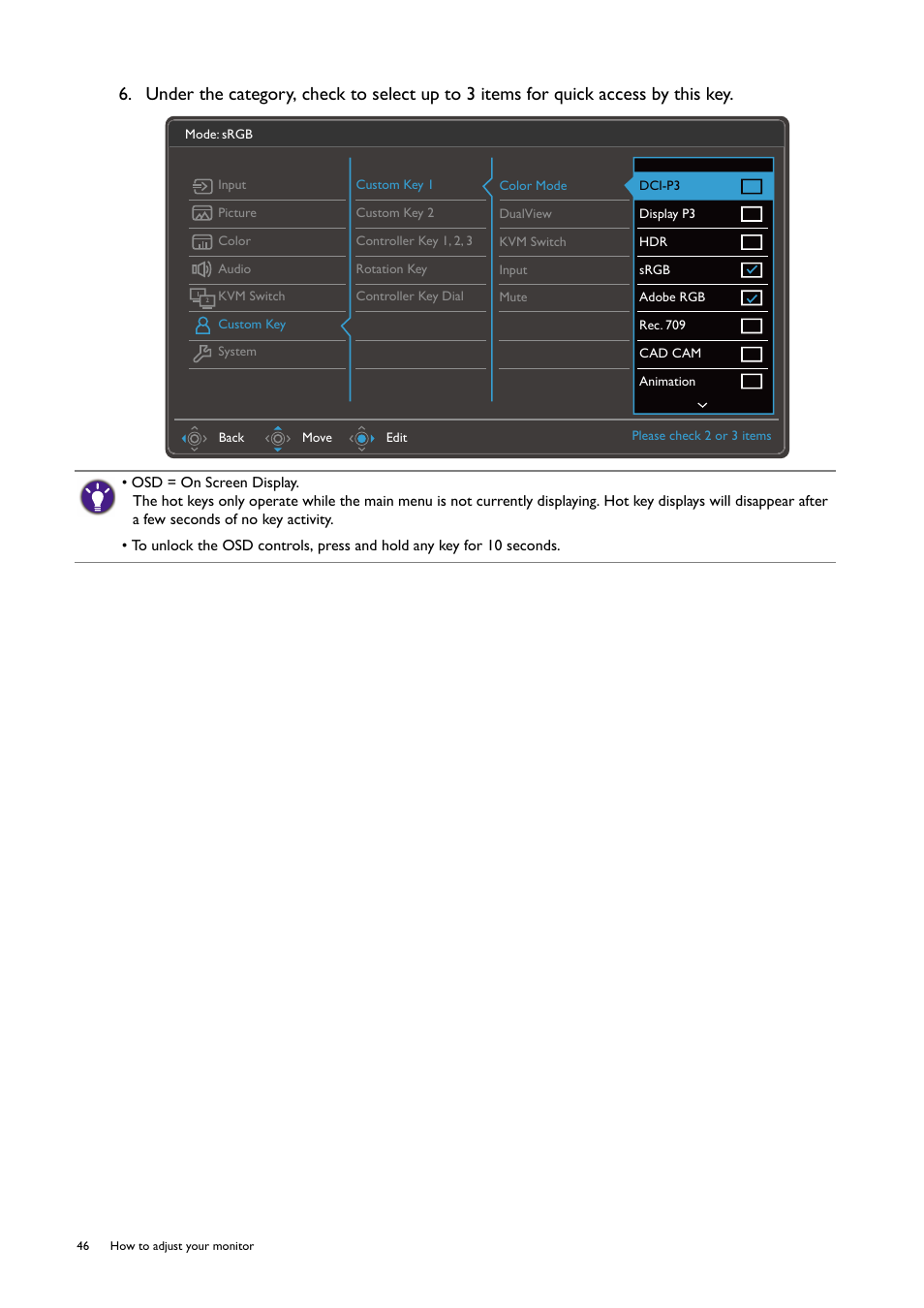 BenQ PD2725U DesignVue Designer 27" 16:9 HDR 4K IPS Monitor User Manual | Page 46 / 80