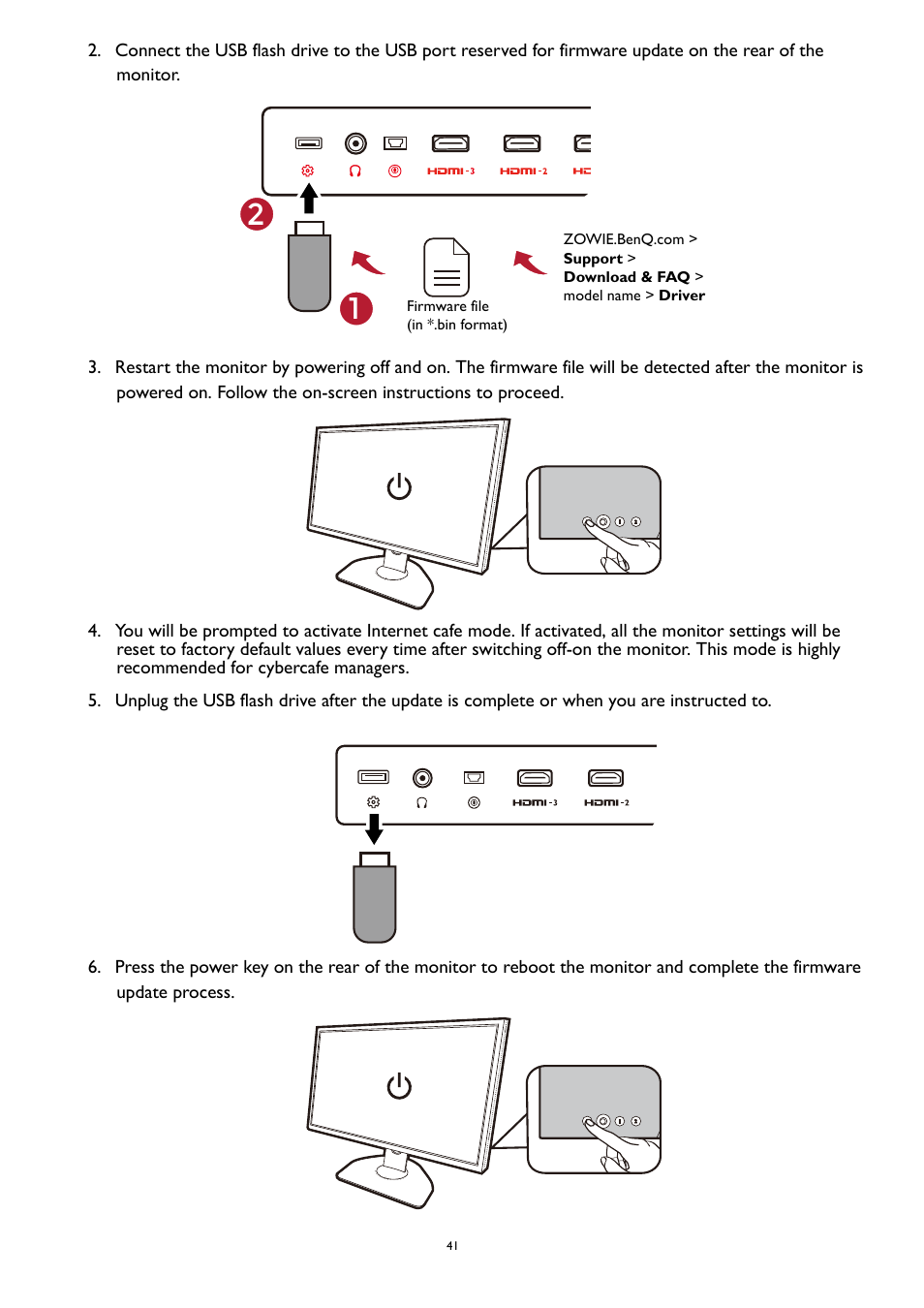 BenQ ZOWIE XL2731K 27" 16:9 165 Hz TN Gaming Monitor User Manual | Page 41 / 60