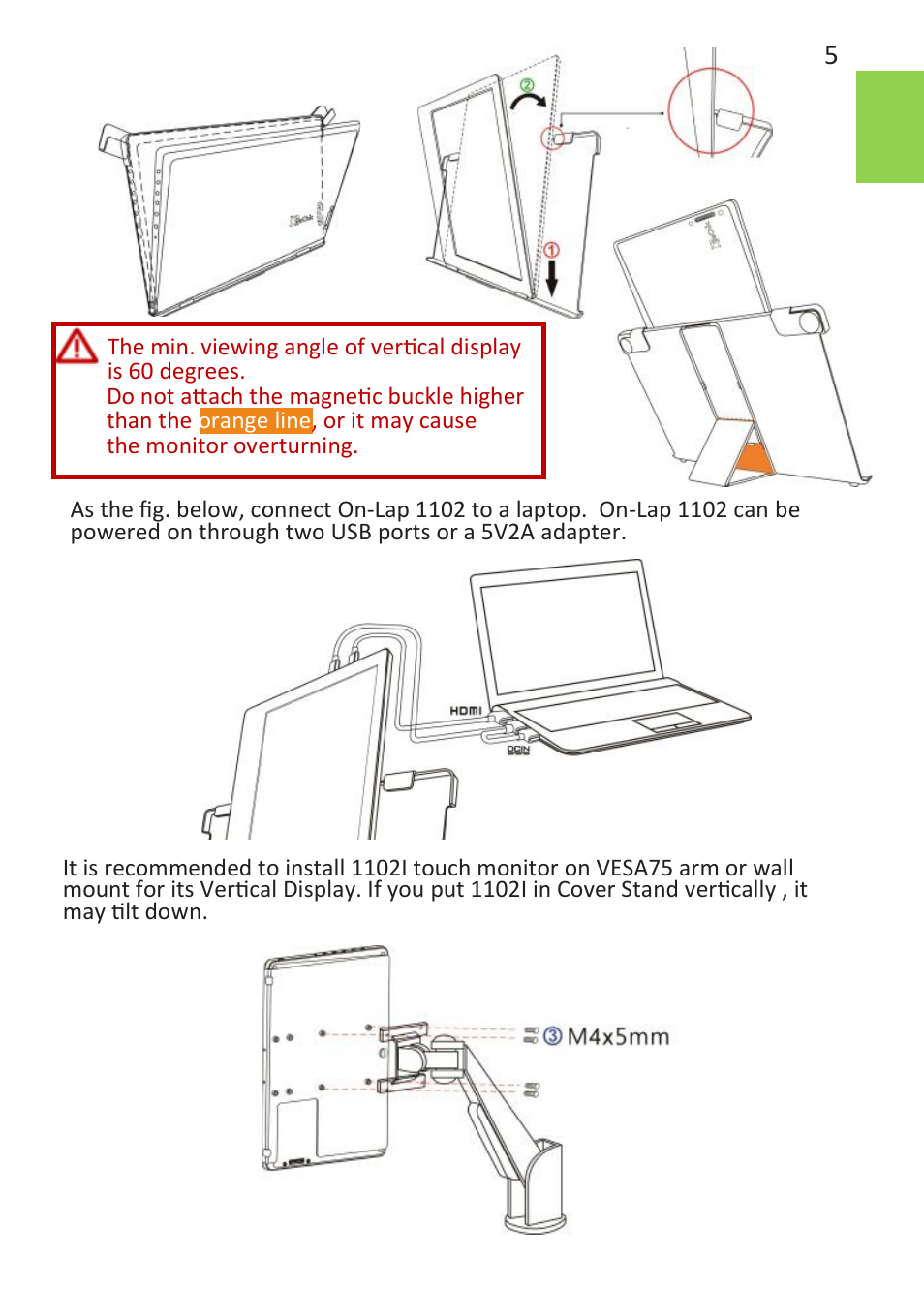 GeChic 1102I 11.6" 16:9 Portable Touchscreen LCD Monitor User Manual | Page 11 / 44