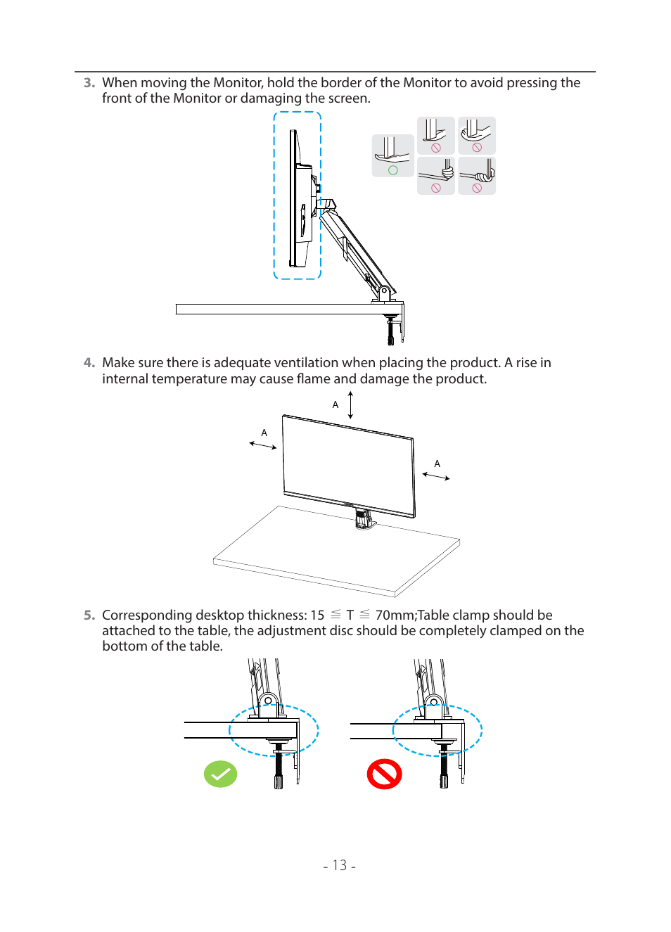 GIGABYTE 31.5" M32U 4K HDR 144 Hz Arm Edition Gaming Monitor User Manual | Page 14 / 57