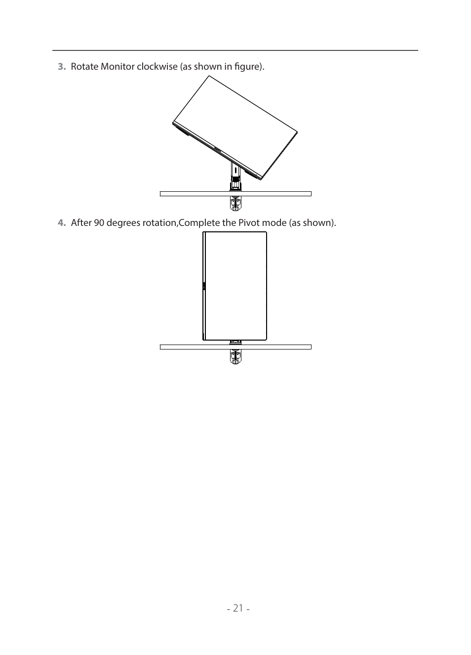 GIGABYTE 31.5" M32U 4K HDR 144 Hz Arm Edition Gaming Monitor User Manual | Page 22 / 57