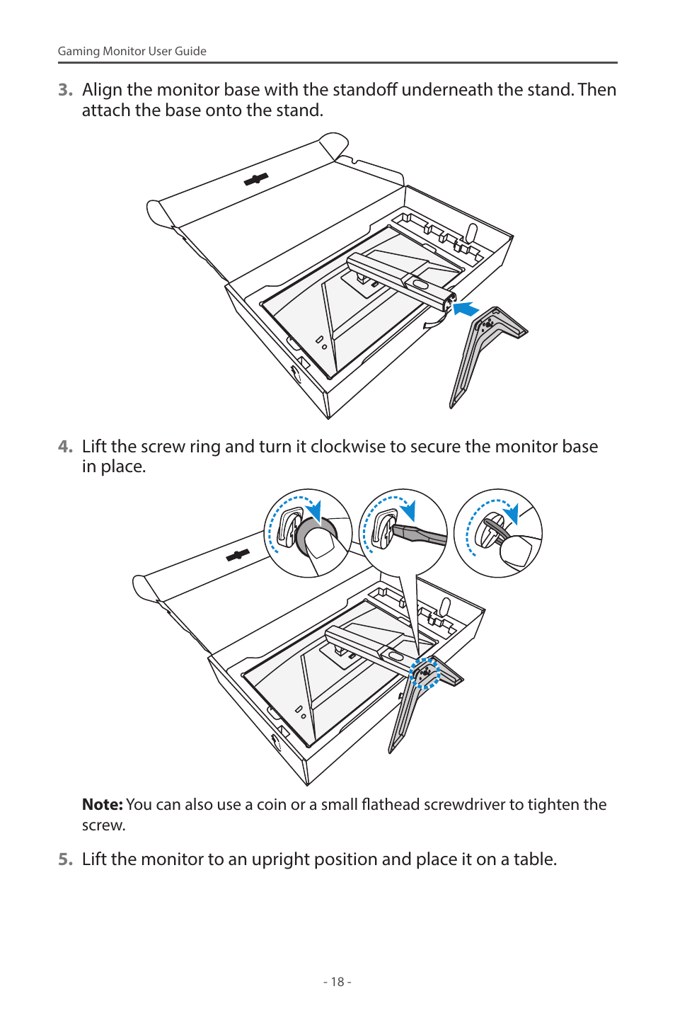GIGABYTE M28U 28" 16:9 144 Hz 4K Gaming Monitor User Manual | Page 18 / 45