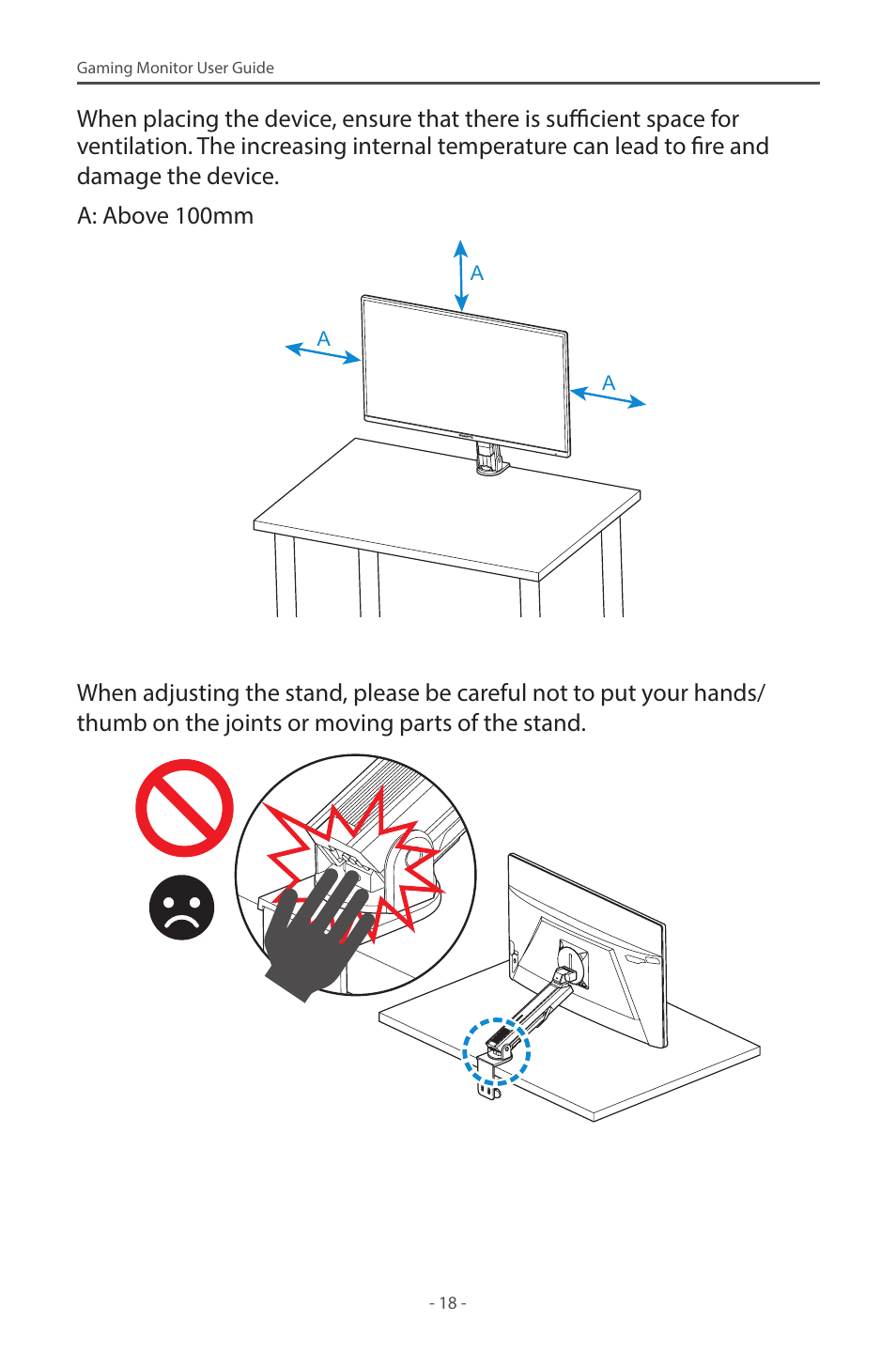 GIGABYTE M28U AE-SA 28" 4K HDR 144 Hz Gaming Monitor User Manual | Page 18 / 53