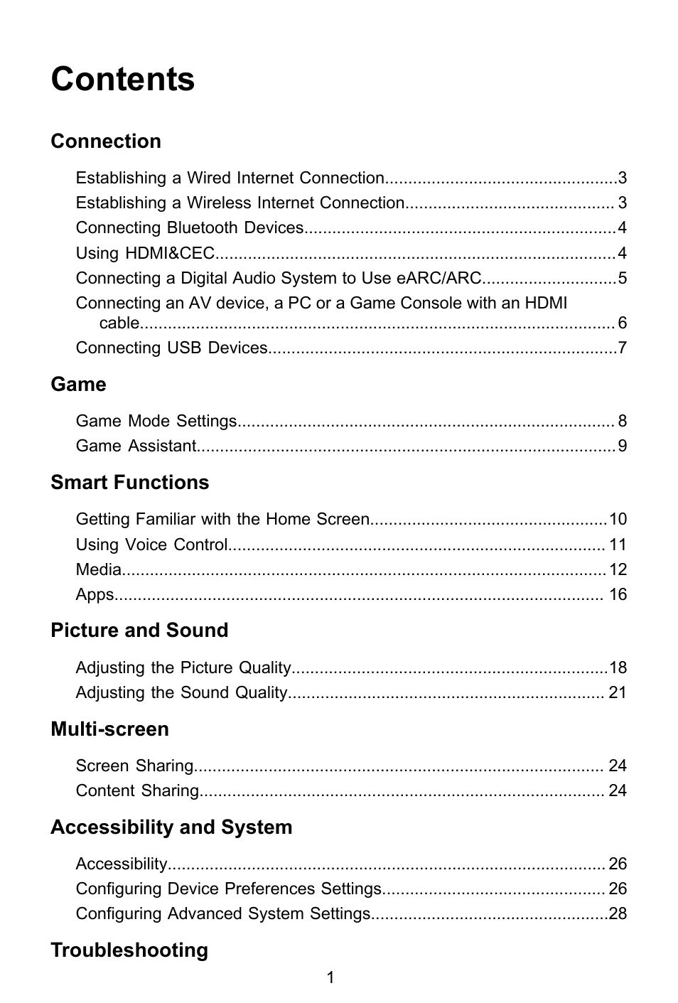 GIGABYTE S55U 54.6" 3840 x 2160 HDR 120 Hz Gaming Monitor User Manual | Page 2 / 46