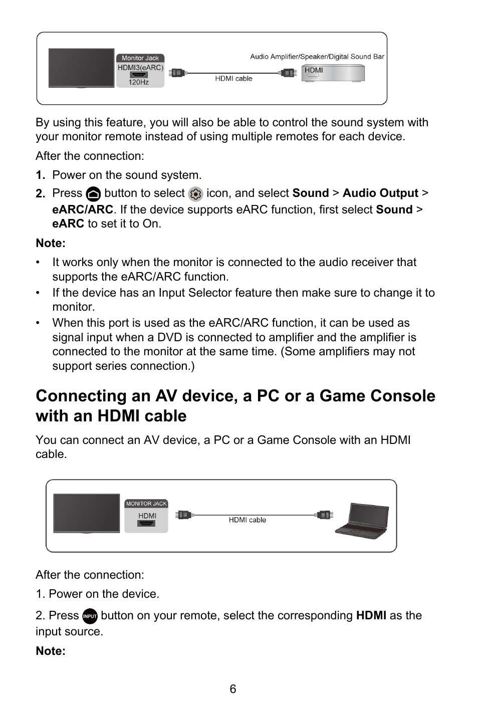 Cable | GIGABYTE S55U 54.6" 3840 x 2160 HDR 120 Hz Gaming Monitor User Manual | Page 7 / 46