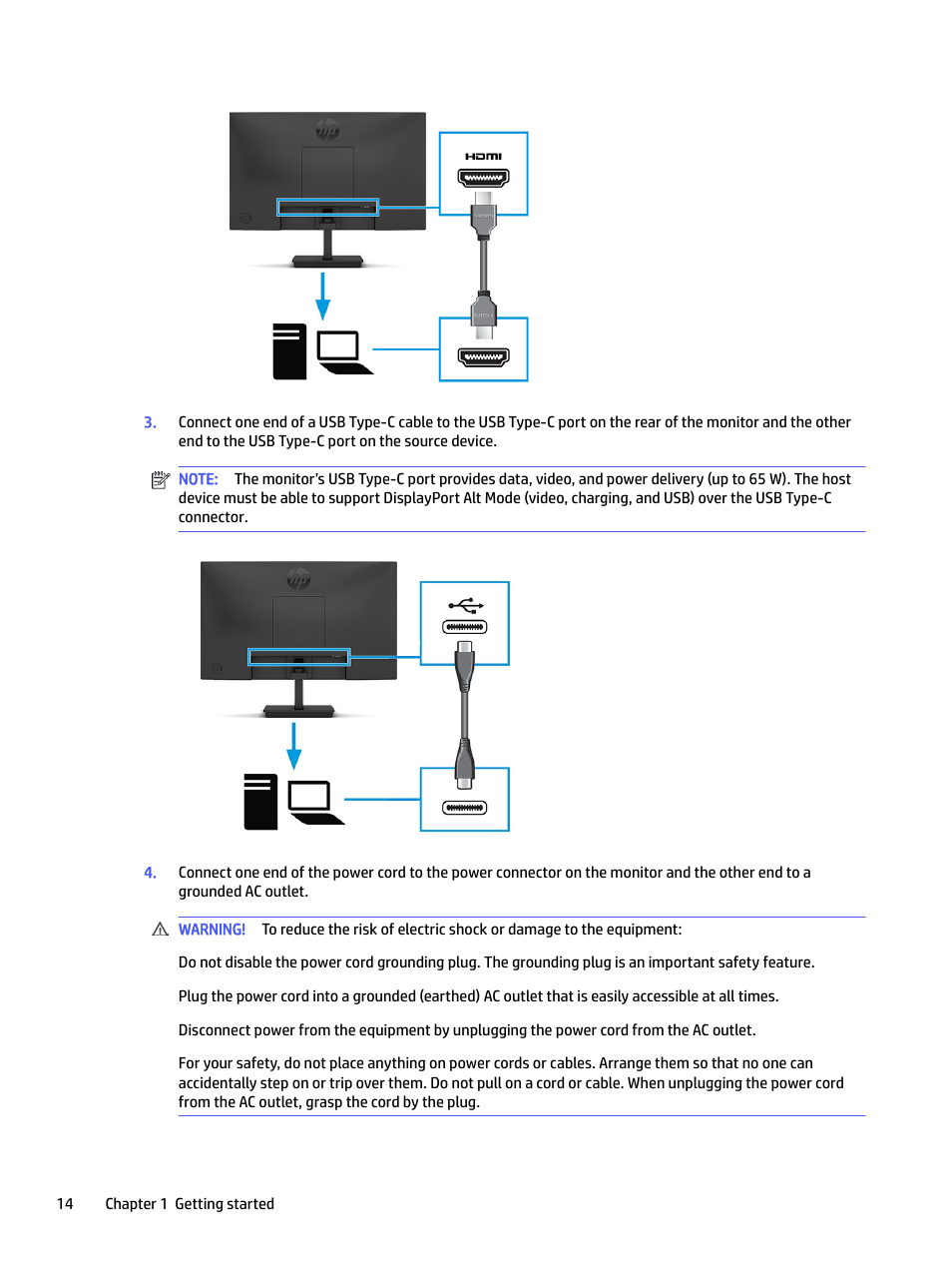 HP P22 G5 21.5" Monitor User Manual | Page 20 / 54