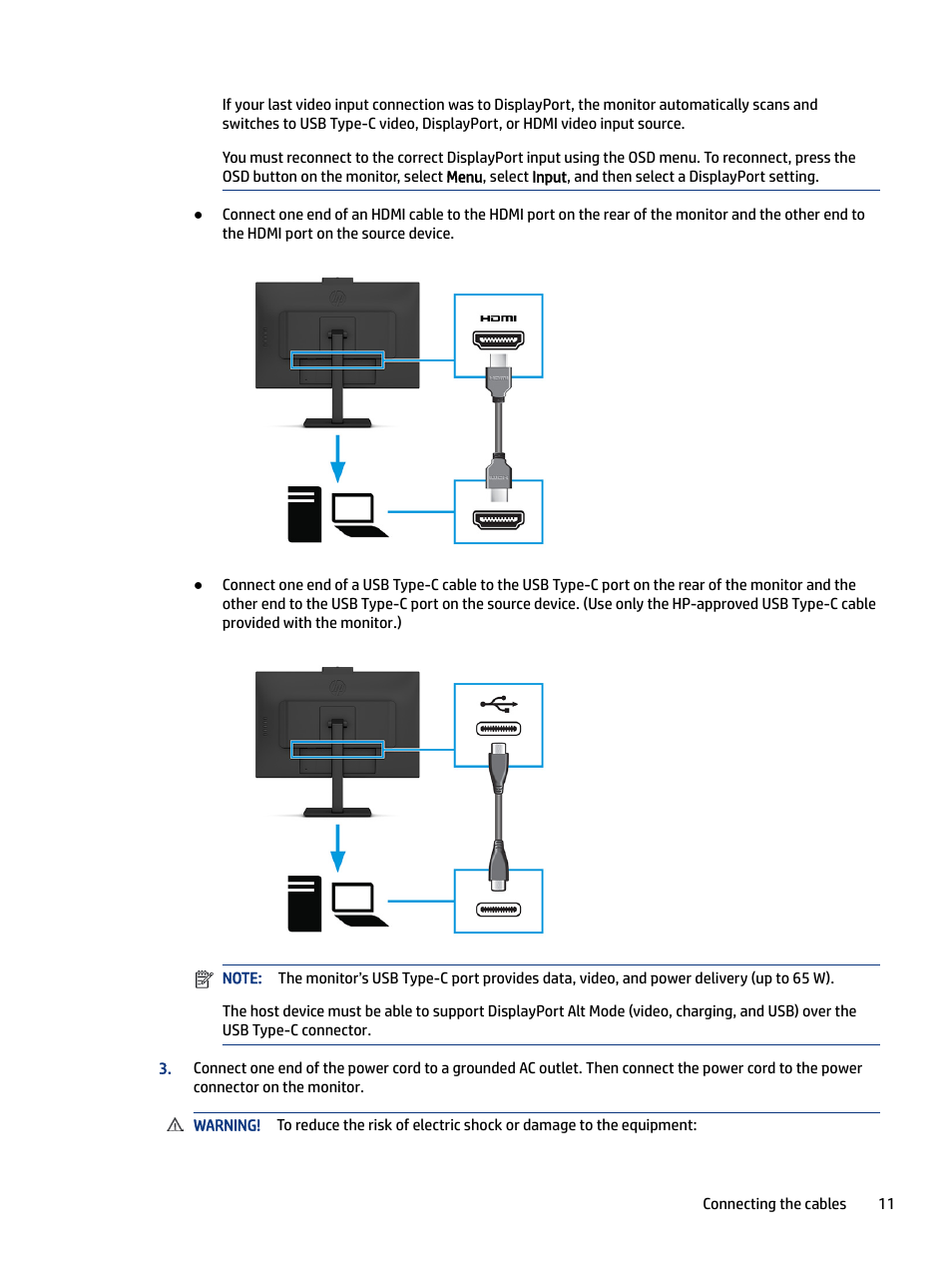 HP M24 23.8" Webcam Monitor User Manual | Page 16 / 38