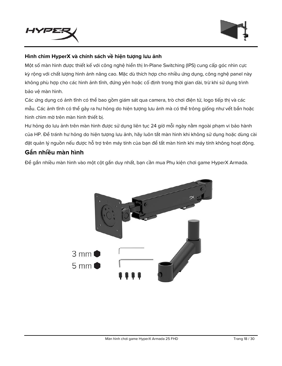 Gắn nhiều màn hình | HyperX Armada 25 24.5" 240 Hz Gaming Monitor User Manual | Page 395 / 499