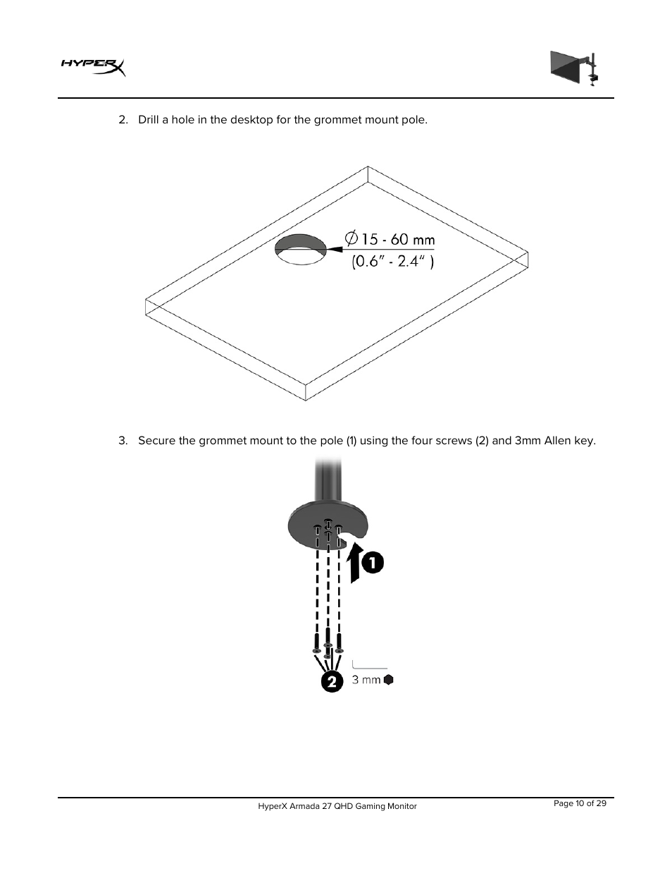 HyperX Armada 27 27" 1440p HDR 165 Hz Gaming Monitor User Manual | Page 11 / 487