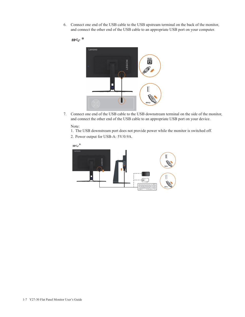 Lenovo Legion Y27-30 27" 180 Hz HDR Monitor User Manual | Page 11 / 34