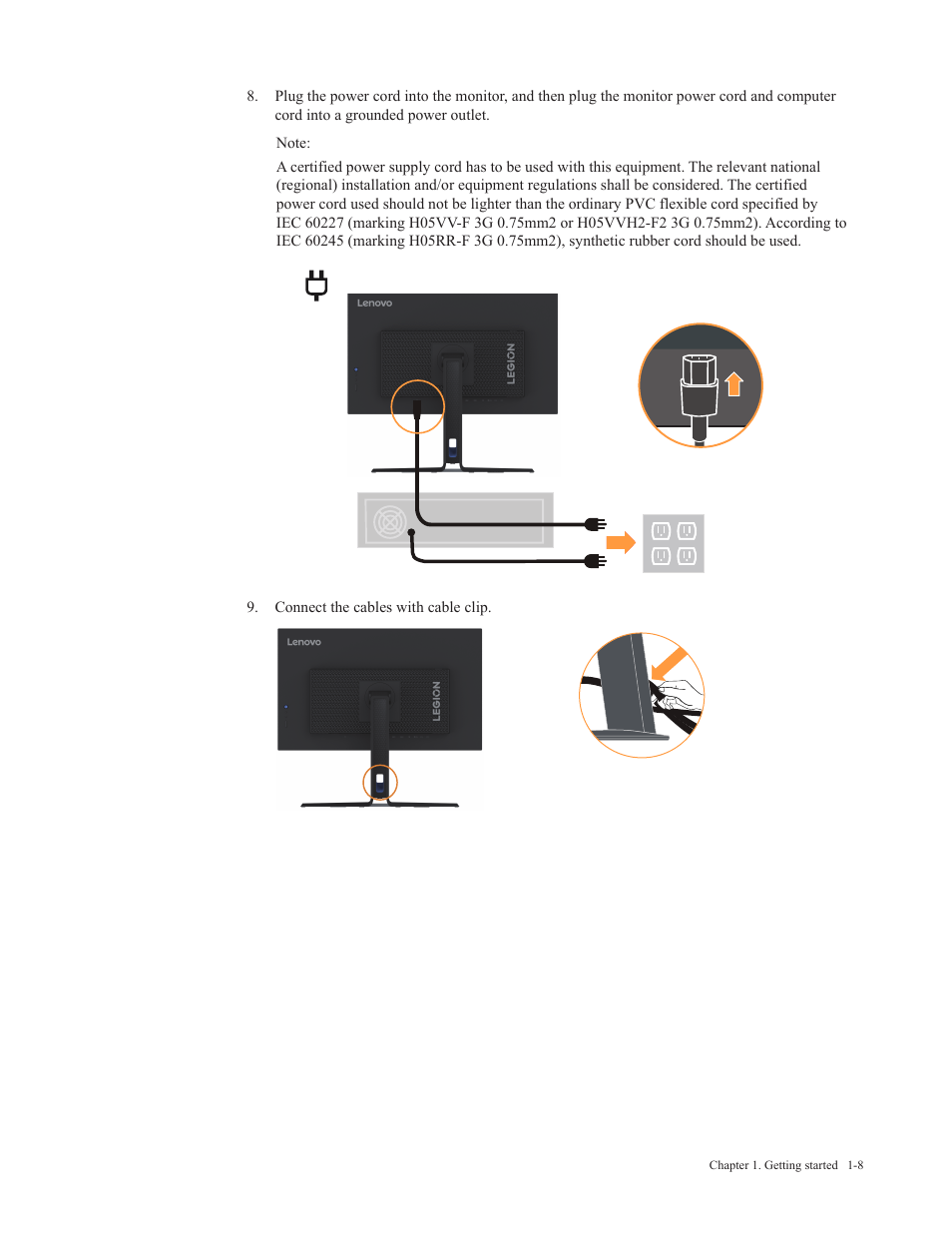 Lenovo Legion Y27-30 27" 180 Hz HDR Monitor User Manual | Page 12 / 34