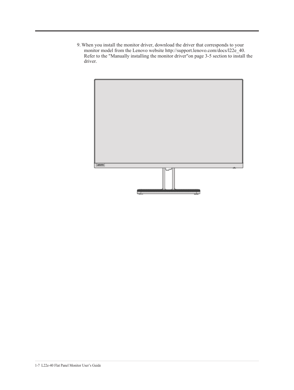 Lenovo L22e-40 21.5" Monitor (Cloud Gray) User Manual | Page 12 / 31