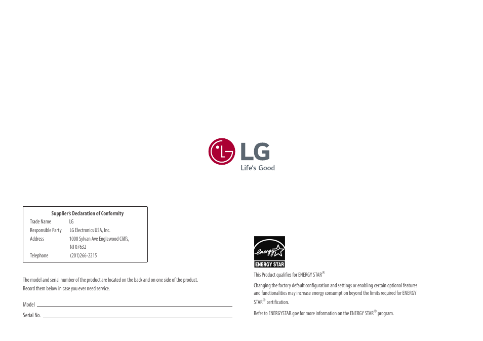 LG 27" IPS Full HD Monitor with USB Type-C User Manual | Page 27 / 27