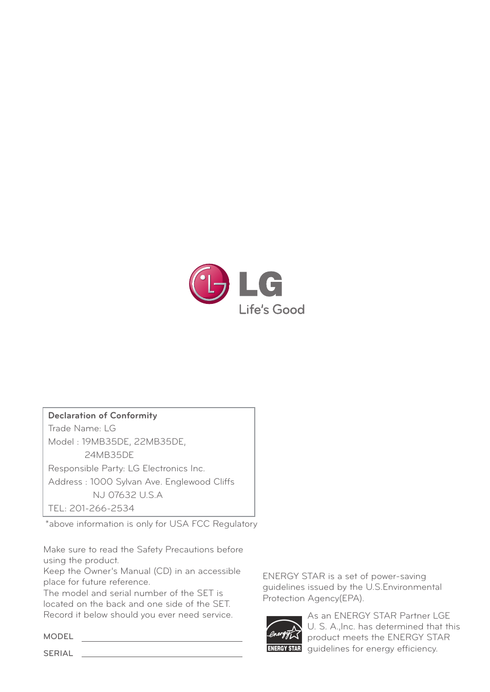 LG 24BP450Y-I 23.8" Monitor (TAA) User Manual | Page 26 / 26