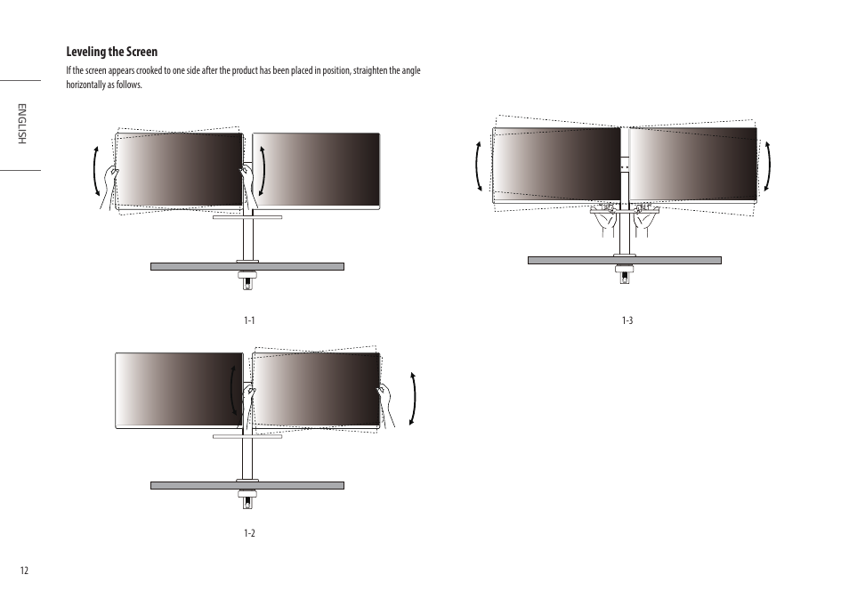 LG Ergo Dual 27" 1440p HDR Monitors User Manual | Page 12 / 39