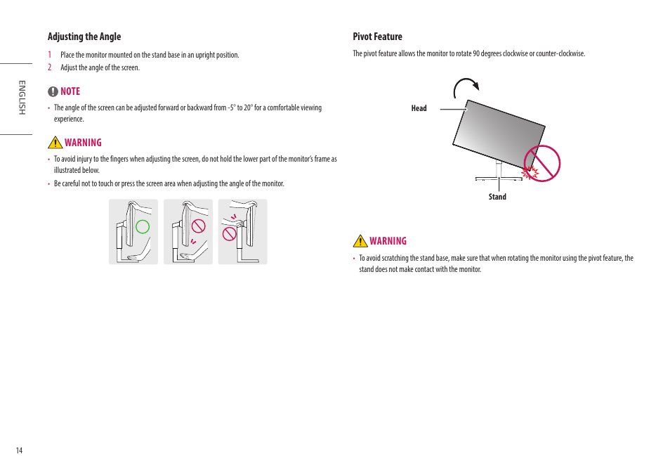 LG 32HL512D-B 31.5" 8MP Color Diagnostic 16:9 4K HDR IPS Monitor User Manual | Page 14 / 42