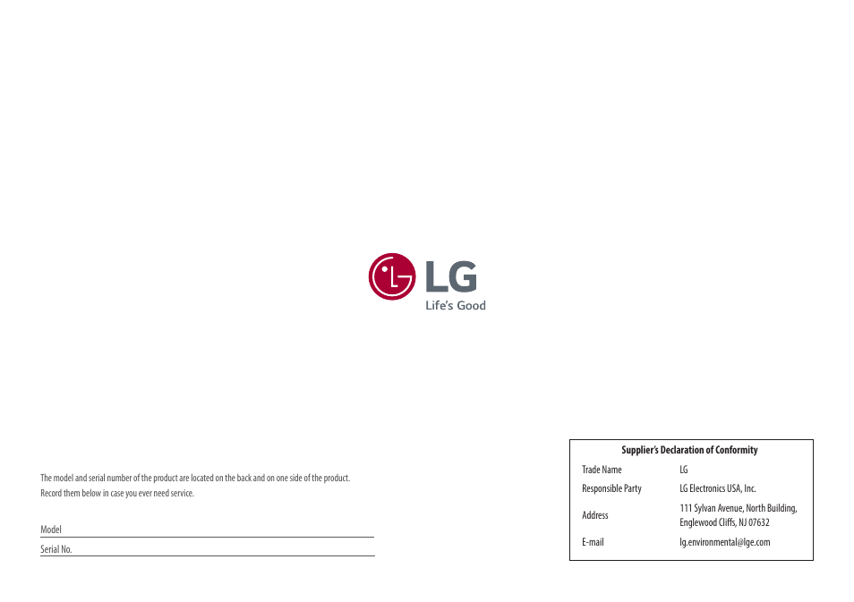 LG 27GN95B-B 27" 16:9 144 Hz IPS 4K Gaming Monitor (Black & Red) User Manual | Page 33 / 33