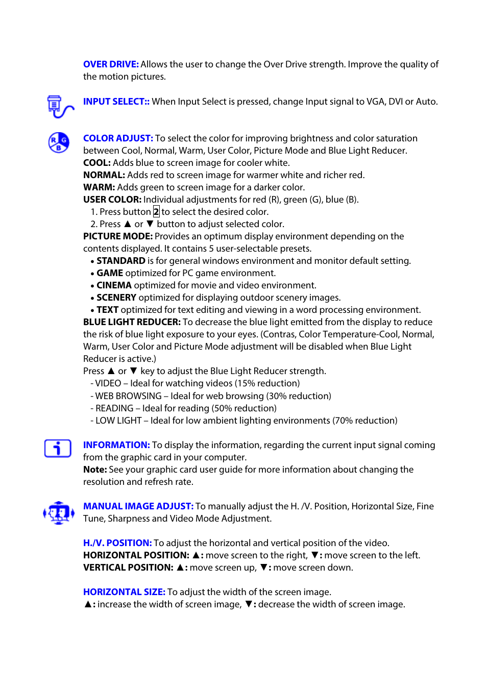 Planar Systems PLN2770W 27" 16:9 IPS Monitor User Manual | Page 15 / 22