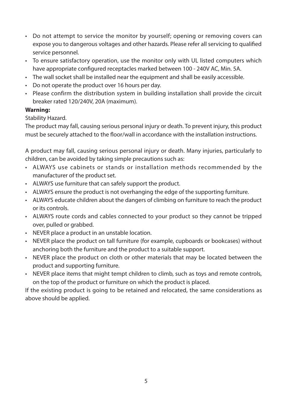 Planar Systems PZD2410 23.8" Monitor User Manual | Page 7 / 32