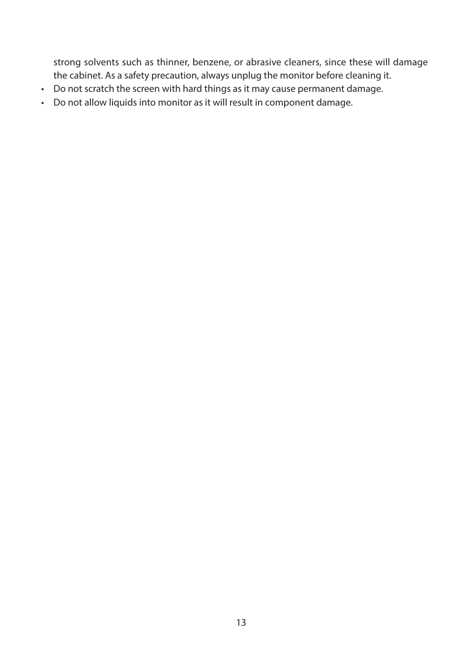 Planar Systems Helium PCT2265 21.5" Multi-Touch Monitor User Manual | Page 14 / 28
