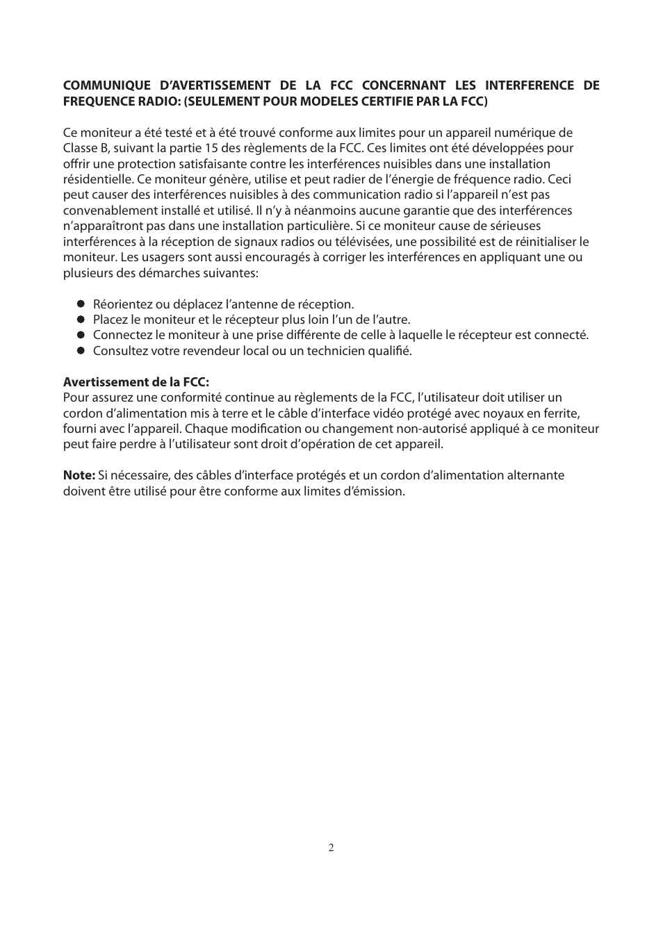 Planar Systems PXN2200 21.5" 16:9 IPS Monitor User Manual | Page 4 / 22